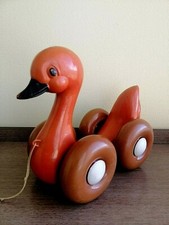 Jouet ancien URSS PULL oiseau
