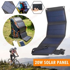 20W Panneau Solaire d'extérieur Pliable USB Chargeur Solaire Portable Voyage ST
