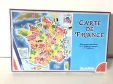 RARE - Puzzle vintage Carte de France DUJARDIN sous plastique