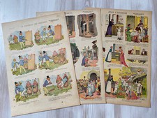 Lot 3 planches "Imagerie
