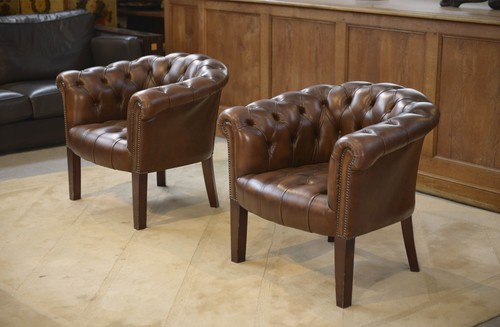 Paire fauteuils club - paire, de
