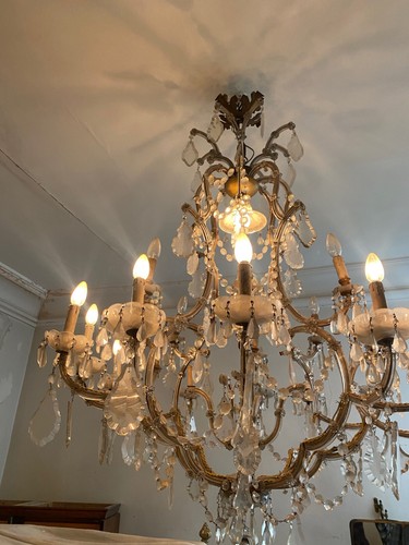 1900 lustre cage 21 - cage,