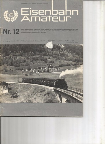 Eisenbahn amateur 71 - amateur, 12-71