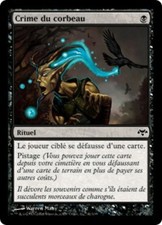 mtg magic Raven's Crime eventide FRENCH vf fr Crime du corbeau coucheciel 2 avai
