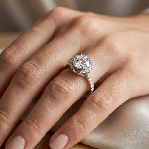 Bague diamant taille ronde - , de