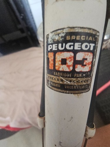 Vintage peugeot carbolite tube - vintage,