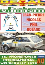 DECAL CHRYSLER SUNBEAM LOTUS