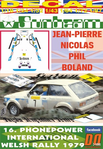 Decal chrysler sunbeam - decal,