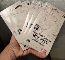Lot Extra 5 Booster Blister One Piece EB-02 Anime 25th Collection Neuf Scellé Fr