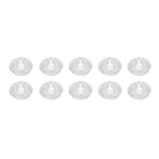 10pcs Footswitch Toppers Clear