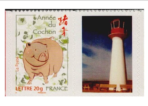 Timbre personnalise 4001 - timbre, b