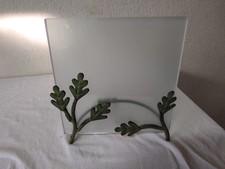 Ancien Cadre photo en métal pour photo 20 x 20 cm