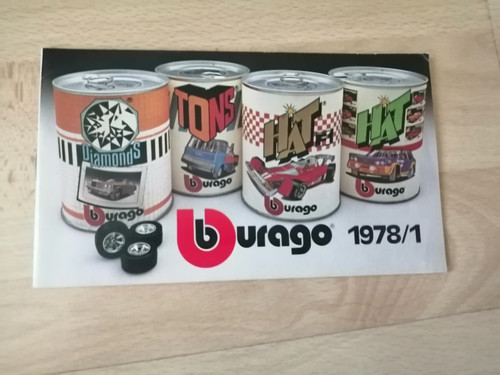Catalogue burago 1978 - catalogue,