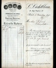 PARIS (X°) USINE de PIPES en