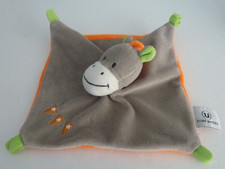 TT*. DOUDOU PLAT SUPER U TOUT PETITS CHEVAL gris vert orange carré étoile - TBE