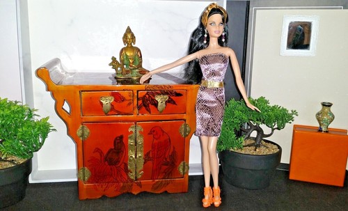 Barbie meubles laque - meubles, chinoise