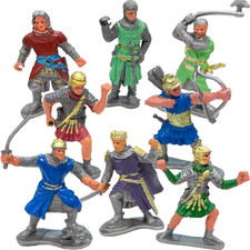 8 PCS Medieval Knight Figures