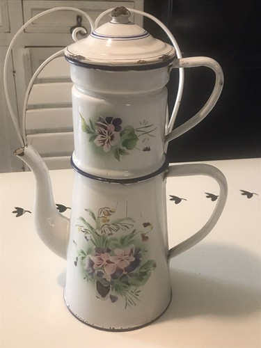 Ancienne cafetière tôle - cafetiÈre,