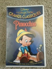 K7 VIDEO VHS DISNEY GRAND CLASSIQUE PINOCCHIO NEUF EMBALLE IDEE CADEAU !