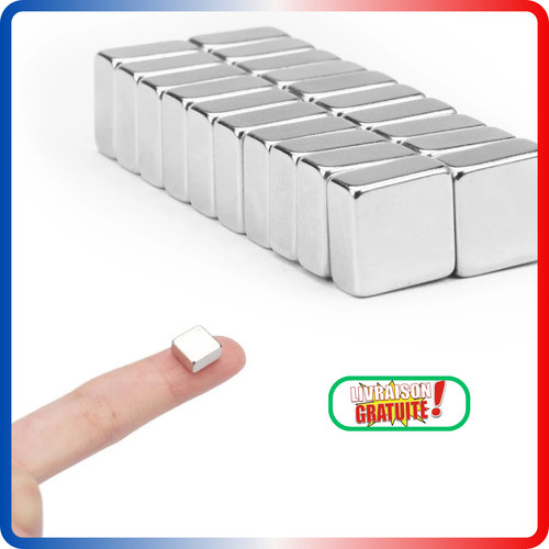Aimants néodyme 10x10x5mm - néodyme,