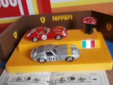 ASPECT NEUF COFFRET 2 FERRARI GTO TOUR AUTO 63-64 SOLIDO PRESTIGE