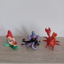 Figurines Disney La Petite Sirène - Set de 3 Mini-Figurines Pub SIROP SPORT 1998