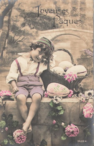 Lot postcards easter - lot, 2