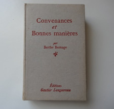 Livre - Convenances et Bonnes