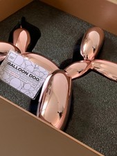 Limited Balloon Dog Metal Rose
