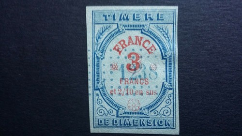 Timbre fiscal dimension - fiscal, de