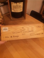 1 bouteille  LA MISSION HAUT BRION 2013 en caisse bois  / PESSAC LEOGNAN