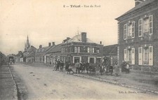 CPA 60 TRICOT RUE DU PAVE