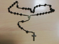 BEAU chapelet en buis gravé