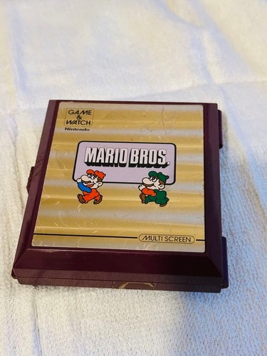 Nintendo game watch mario - nintendo,