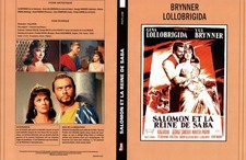 JAQUETTE DVD (seule) : SALOMON ET LA REINE DE SABA / YUL BRYNNER