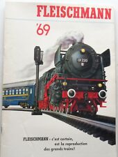 FLEISCHMANN catalogue Ech Ho/N train/auto rallye Bon Etat 1969