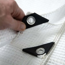 Bâche de Protection Transparent Leno 240g/M² Gewebeplane Holzplane Bache