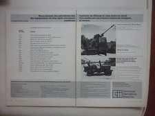 7/80 PUB COMMERCE INTERNATIONAL GROUP FUSIL CANON JEEP MIG AK47 RPG FRENCH AD