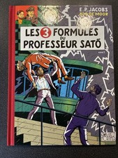 BLAKE & MORTIMER 3 FORMULES SATO EDITION TOILÉ ROUGE RARE JACOBS INTERIEUR GRIS