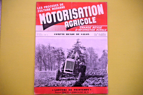 Motorisation agricole 8 ieme - agricole,