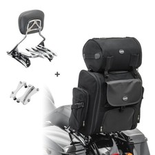 Sissy Bar XB + sacoche arrière pour chopper / custombikes Ultra 14-16 chr