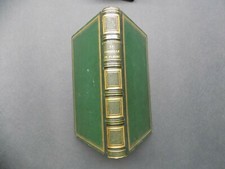 LA CORBEILLE DE FLEURS Jauffret Début 19e Relié mi-chagrin 23 planches couleurs