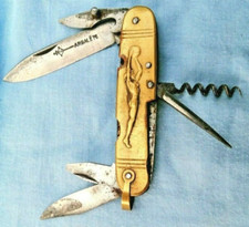 ancien couteau en laiton