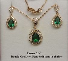 Parure Goutte 2PC Pavé et