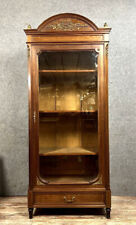 Superbe bibliothèque Parisienne de st. Louis XVI en marquéterie et bronzes dorés