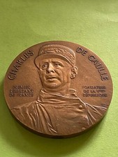 MÉDAILLE BRONZE CENTENAIRE GENERAL DE GAULLE APPEL 18 JUIN. NUMÉROTÉE