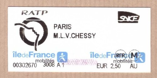 Ticket metro paris ratp - de,