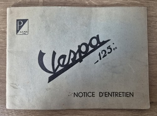 Vespa 125 acma maintenance - 125, cc