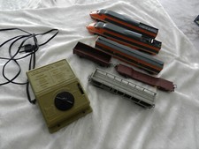 Lot locomotive motrice SNCF Train Jouef orange + wagon + fausse motrice +transfo