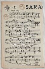 Partition Orchestre Saracena Boedec Pant Jamais Plus !… Raphael Valente Tango